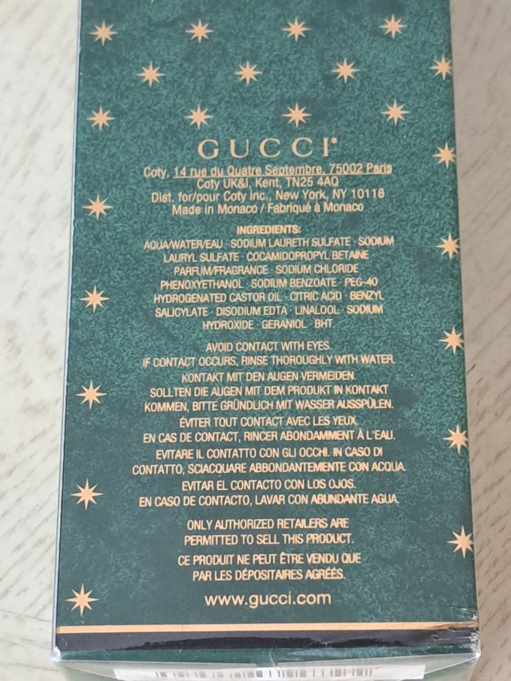 Doccia: edles Duschgel von GUCCI - Memoire d`une Odeur – Nuovo e nell'imballaggio originale da Neuhausen am Rheinfall venduto da mariess 3