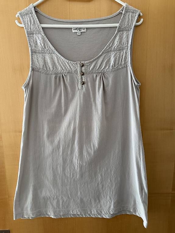 Top: Tom Tailor Leichtes Sommer Top mit Raffung und Knöpfe Gr. M – Usato da Falera venduto da duca73