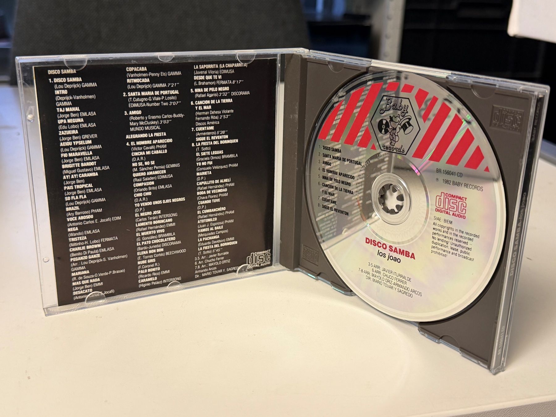 CD: Los João - Disco Samba - HD23E – Usato da Küsnacht ZH venduto da Jazztilldawn 2