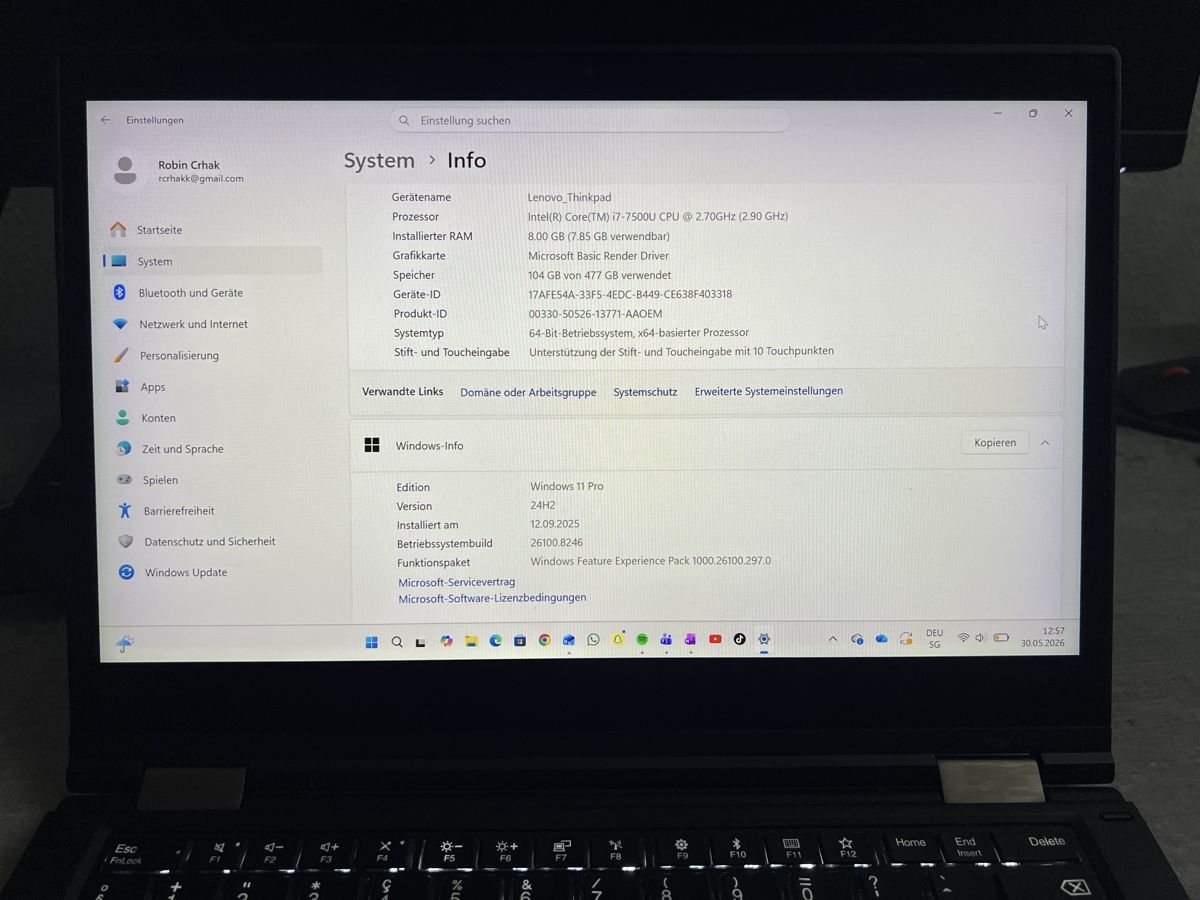 Lenovo Notebook: Lenovo ThinkPad Yoga 370 – Usato da Münchenstein venduto da rob_9hpq 7