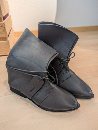 Mytholon Mittelalter Stiefel - Echtleder - Gr. 40