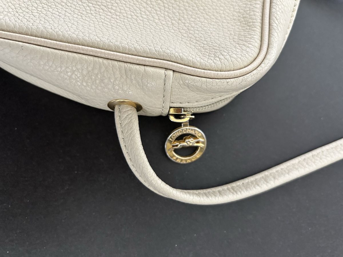 Longchamp Borse da donna: Longchamp Handtasche Leder beige creme – Usato da Basel venduto da kitu 3