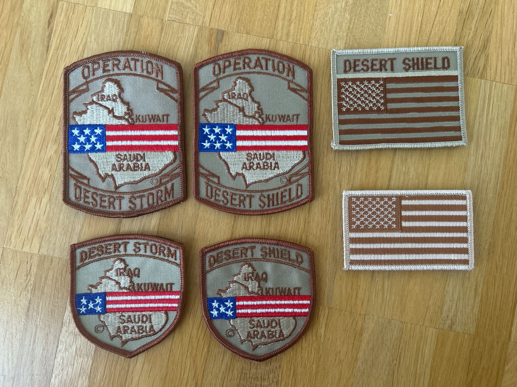 Schweizer Armee Patches: US Army  Operation Desert Storm/Shield Patches – Neu (gemäss Beschreibung) aus Hausen am Albis von MACV62