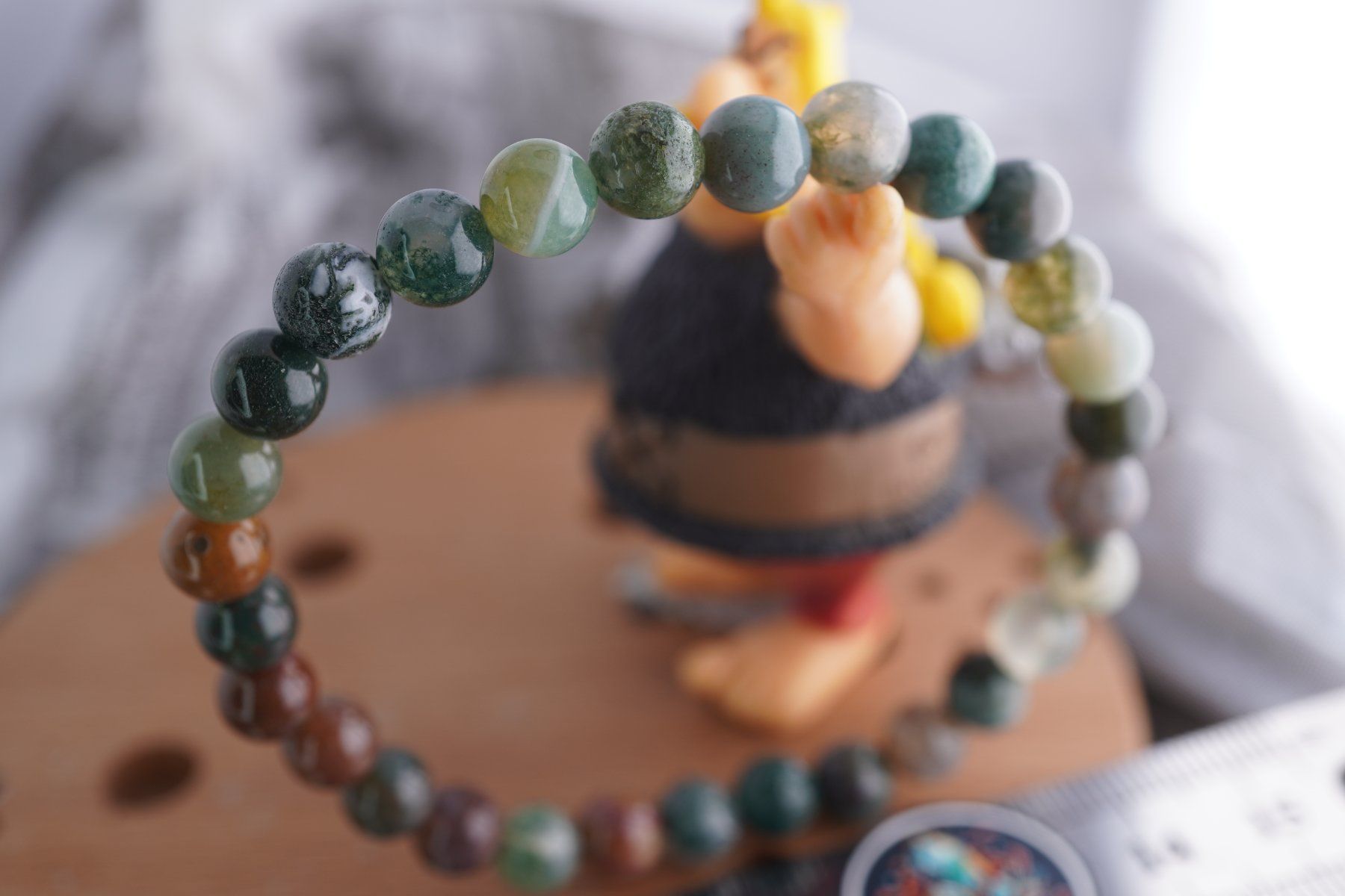Minerali & Pietre curative: Heliotrop   Kugel    Armband     Rausverkauf – Nuovo e nell'imballaggio originale da Eschenbach SG venduto da topstone 4