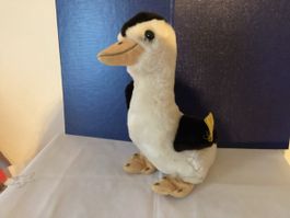 STEIFF GANS KUSCHEL MIT QUIETSCH STIMME