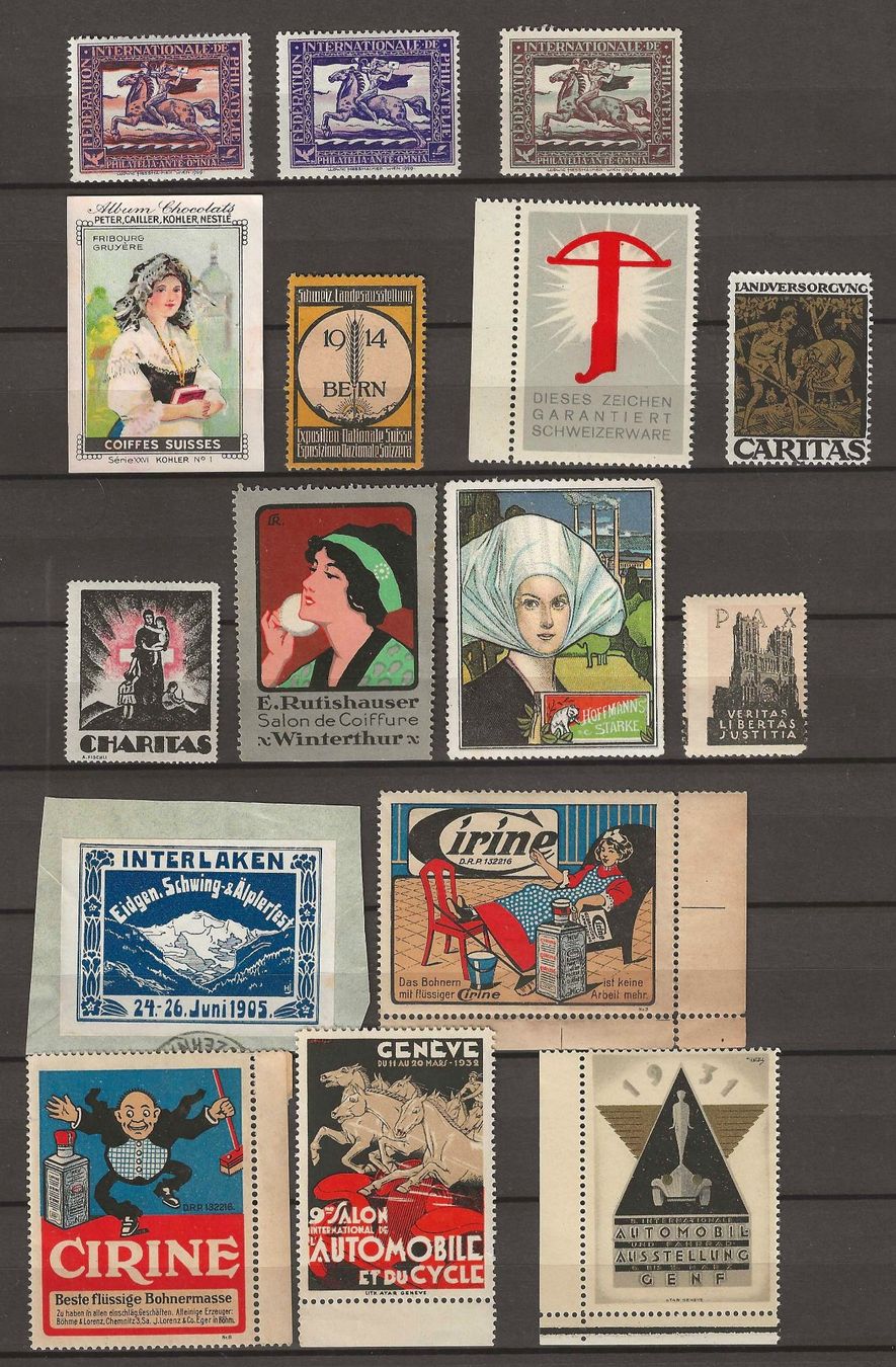 Tutti i francobolli: Lot mit diversen Vignetten, meist postfrisch – Nuovo (secondo la descrizione) da Gümligen venduto da Geniusbuy