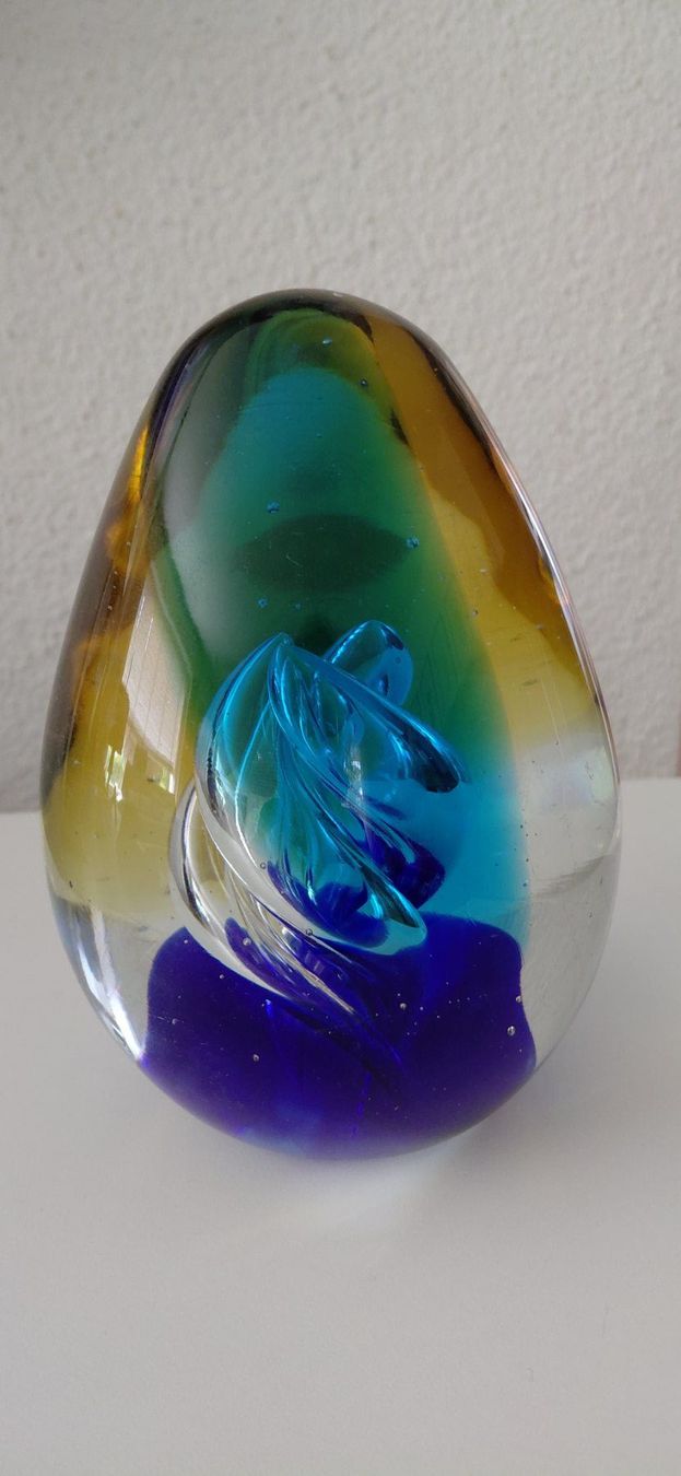 Alle Dekorationen: Bunte Glasdeko-Ei-Figur, 15cm – Gebraucht aus Adliswil von bet_h6bv 1