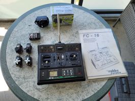 Futaba FC-16 Fernlenkset 40 Mhz. funktioniert!