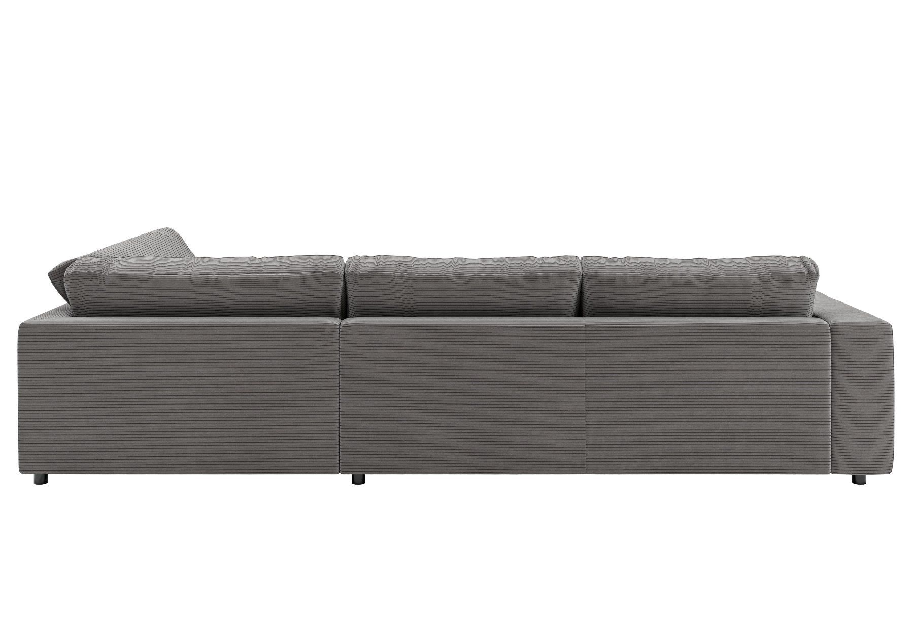 Sofas: Ecksofa High End in Cord dark grey Rechts – Neu und originalverpackt aus Bischofszell von deluxe-moebel 4