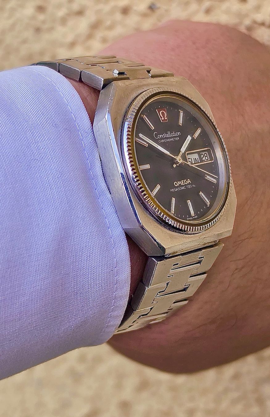 Omega Orologi: OMEGA CONSTELLATION  MEGASONIC CHRONOMETER  720Hz ELECTRONIC – Difettoso da Neftenbach venduto da Taschen-Uhren 2