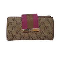 GUCCI SHERRY LINE GG LOGO WALLET