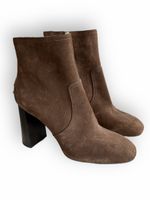 Bottines Tod's daim marron talon bloc état correct