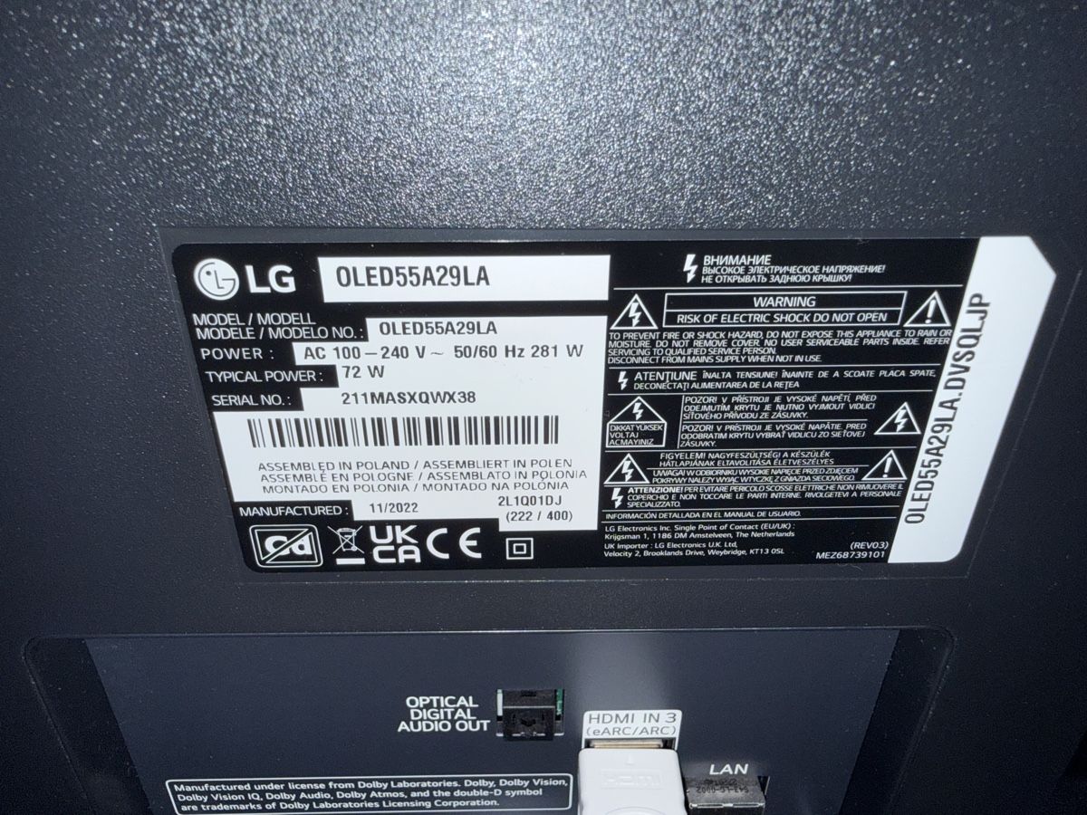 Televisori: LG OLED 55A29LA - neuwertig – Nuovo (secondo la descrizione) da Schwyz venduto da saraver 1