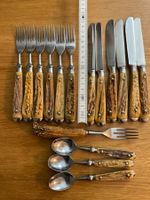 Besteck Set aus Horn Rostfrei