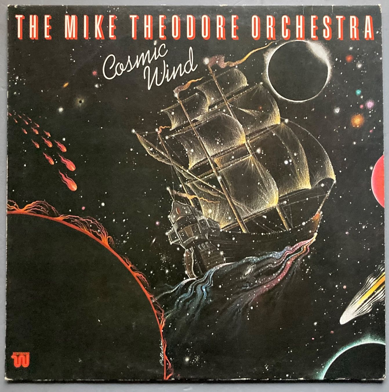 Dischi in vinile: THE MIKE THEODORE ORCHESTRA - COSMIC WIND – Usato da Poliez-Pittet venduto da Newtown-Records
