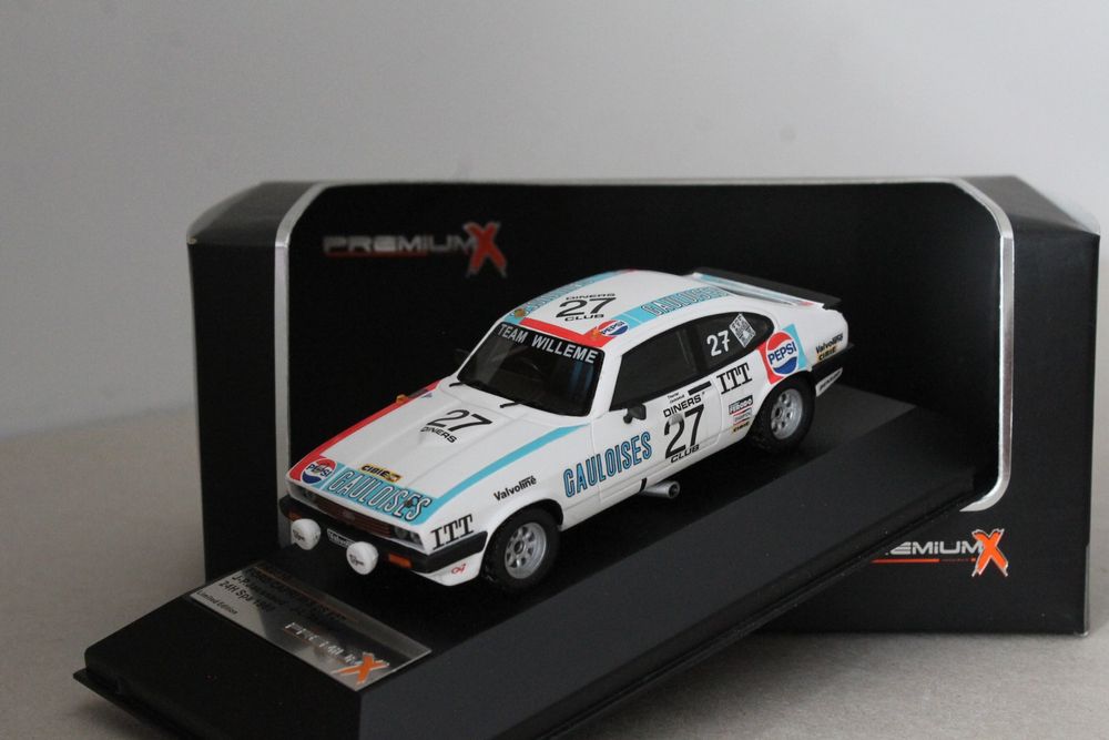Ford Capri 3L Belga N°3 24 Heures De Spa 1980 Marque Altaya 1/43