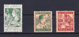 J1-3 postfrisch, SBK 215.-