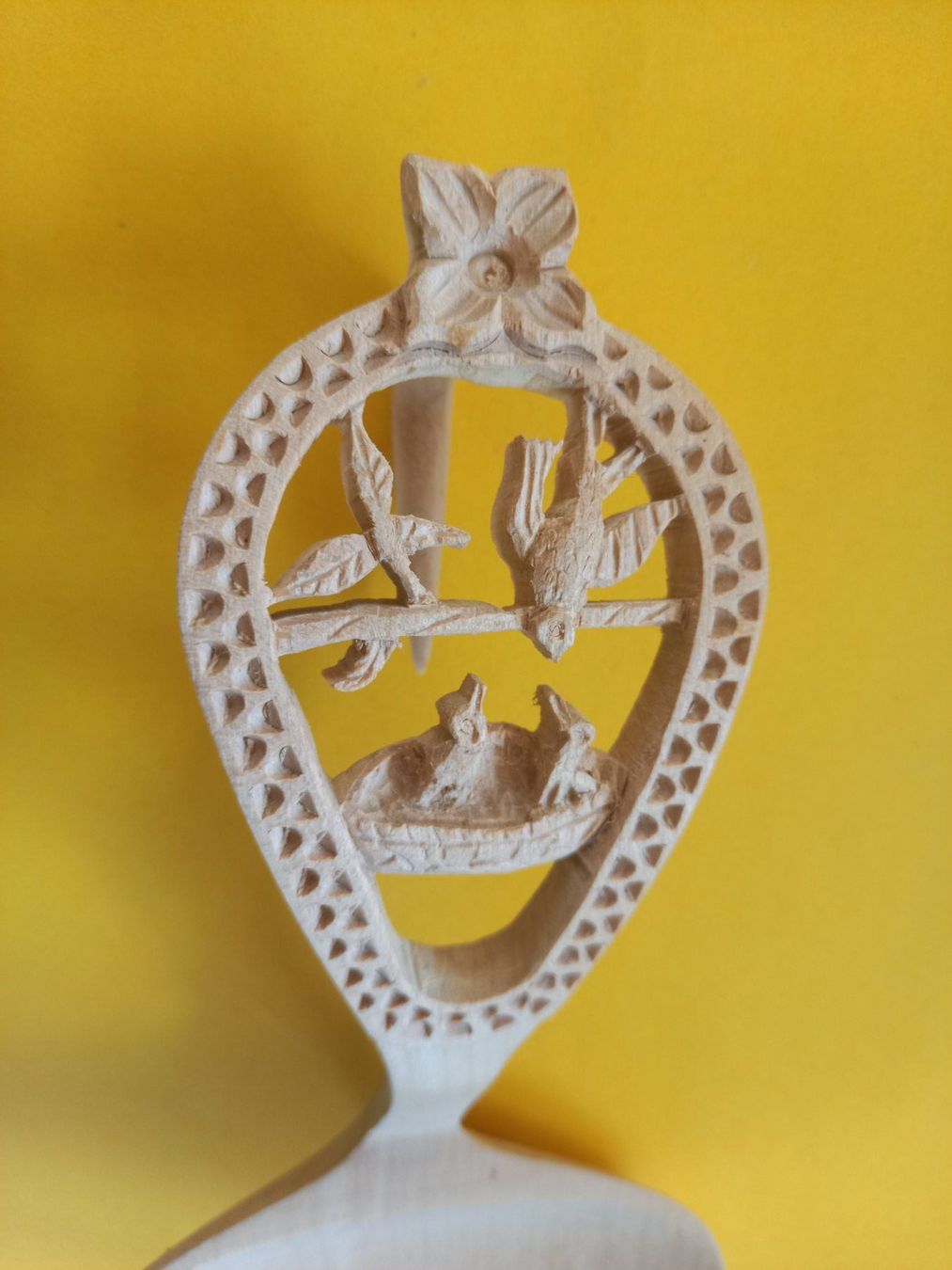 Cucchiai: Cuillère à crème en bois - Oiseaux – Usato da Rossens FR venduto da Souris1 1