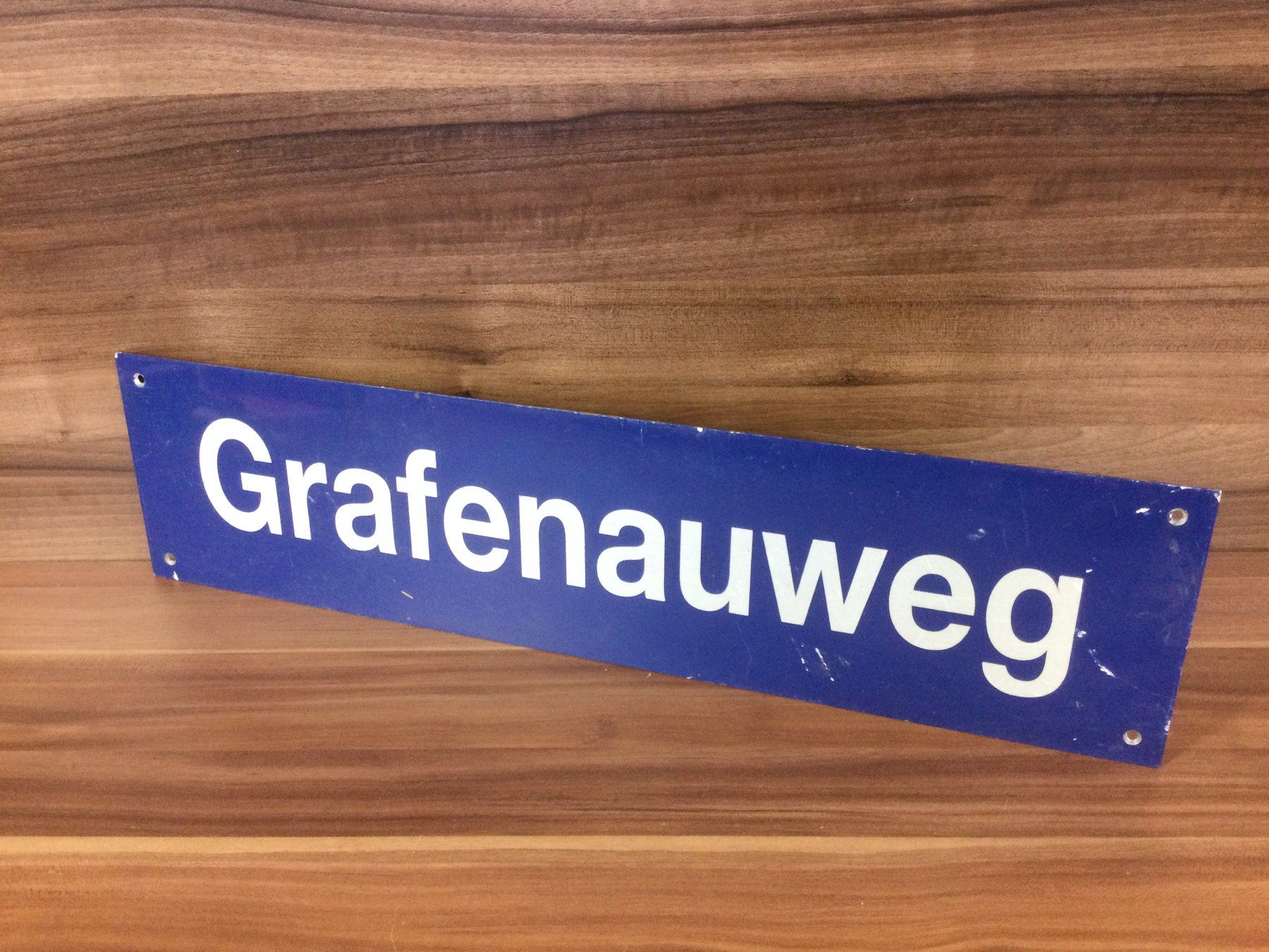 Insegne: Gebrauchtes Strassenschild Grafenauweg – Usato da Wangen SZ venduto da kuriosum12 2