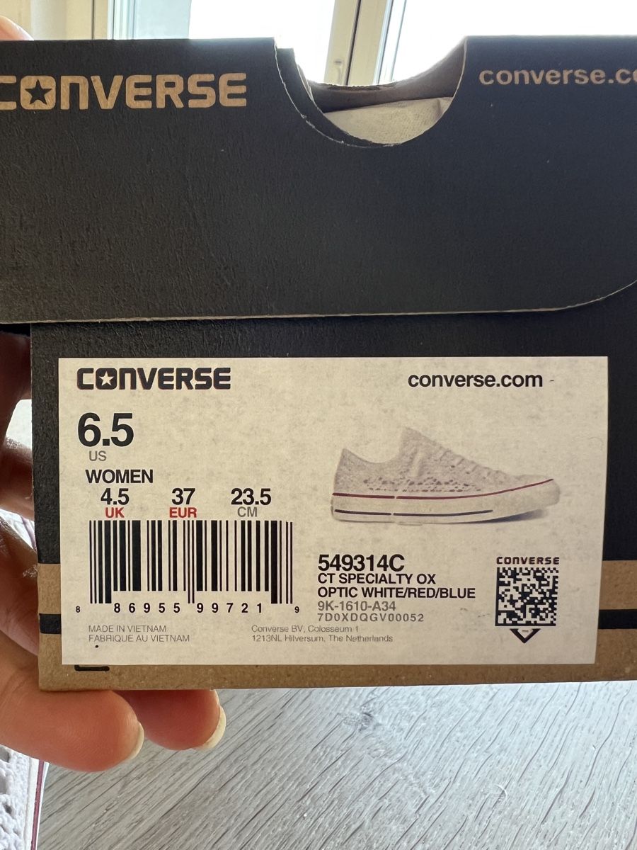 Scarpe da donna: Neue Converse All Star chrochet / gehäkelt – Nuovo e nell'imballaggio originale da Spiegel b. Bern venduto da FabienneCl 2