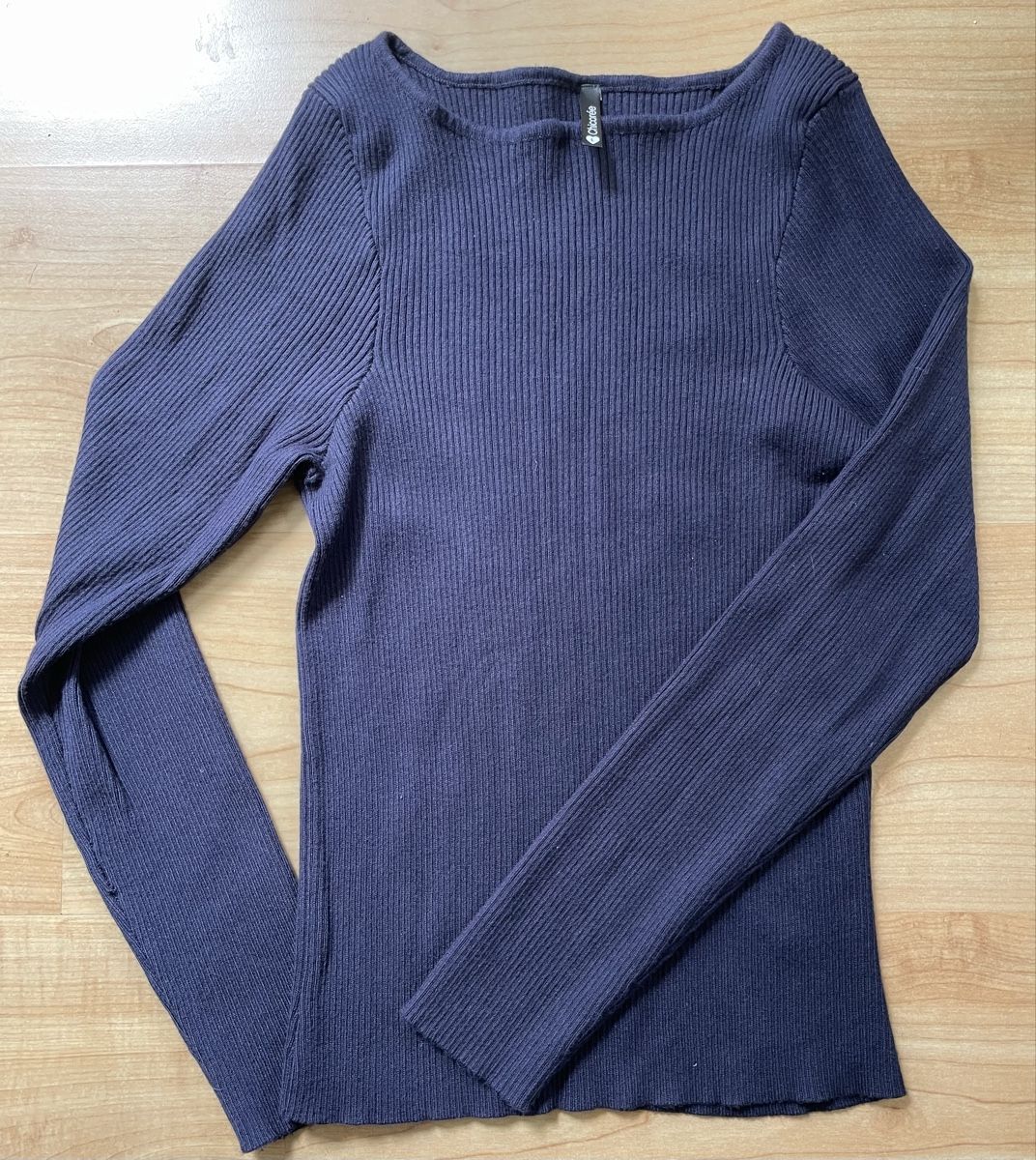 Maglioni & Felpe: Dunkelblauer Chicoree Ripp-Pullover, Grösse L, neu – Nuovo (secondo la descrizione) da Allschwil venduto da Robot3