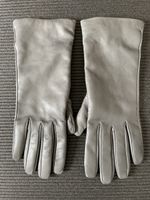 Gants cuir Demi Club gris doublure cachemire taille 8