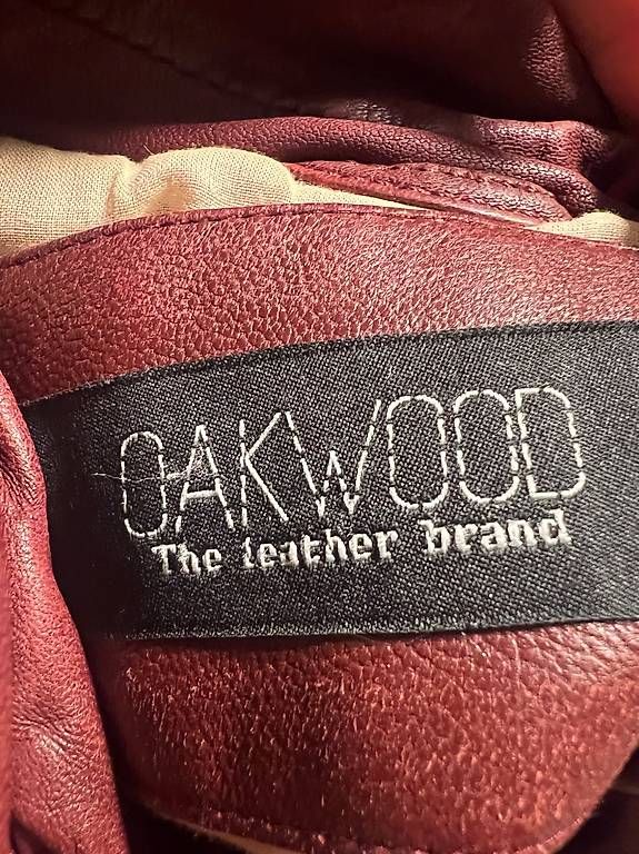 Giacche: Tolle bordeaux-rote Lederjacke – Usato da Schötz venduto da CaCh01 4