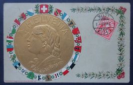 Postkarte 20 Fr. 'Vreneli'