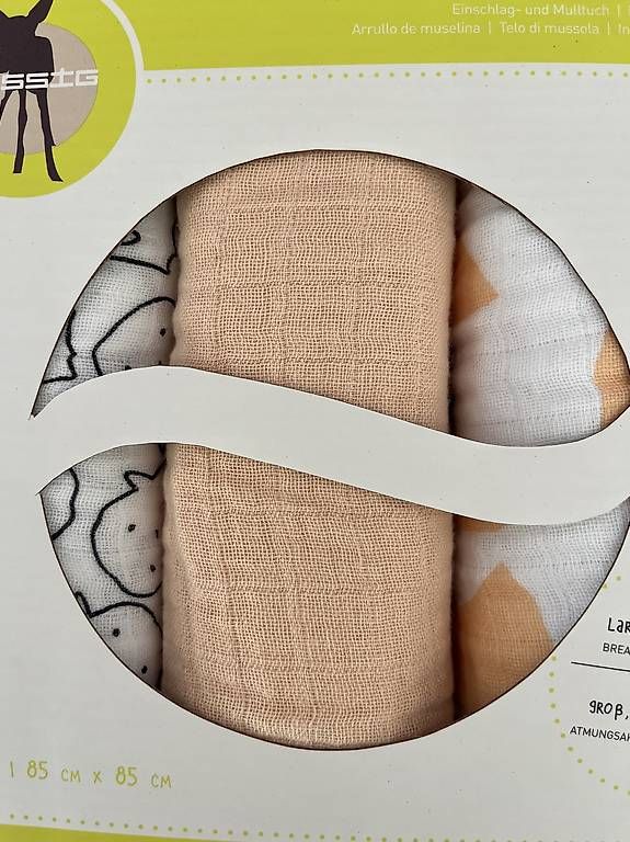 Decken: Mulltuch / Stilltuch / Swaddle, Lässig, neu – Gebraucht aus Zollikofen von waba02 1