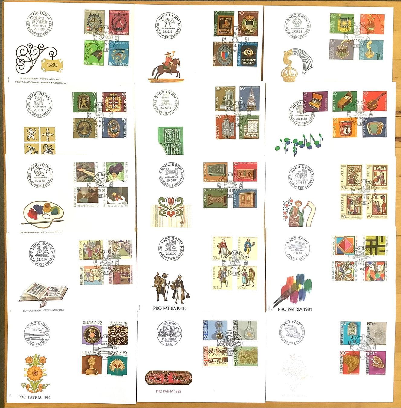 Tutti i francobolli: 1980 - 1994 / FDC Pro Patria – Nuovo (secondo la descrizione) da Liestal venduto da Skunk02