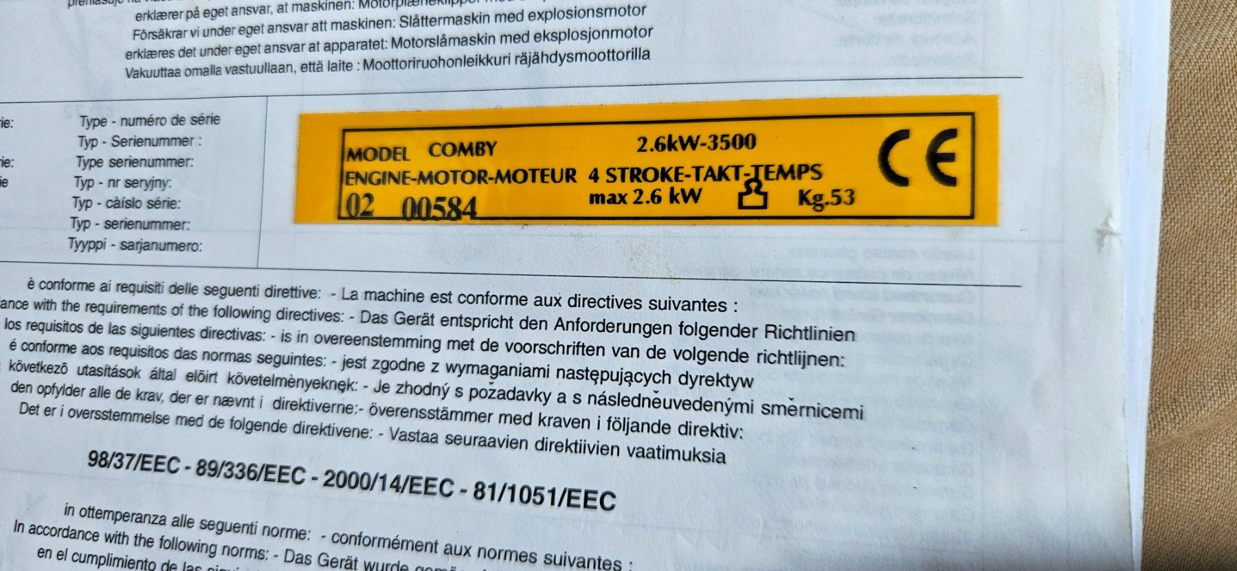 Tutte le macchine: Motor Balkenmäher Zapfwelle Vorne plus Hackansatz – Difettoso da Safenwil venduto da Bake 8