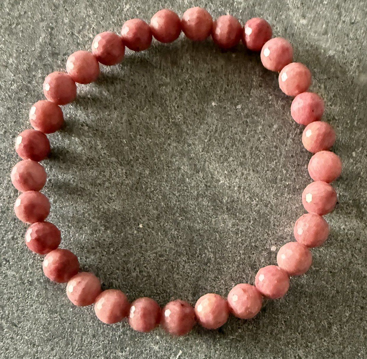 Armbänder & -reifen: Edelstein Armband Rhodonit – Neu (gemäss Beschreibung) aus Lommis von manmarmi