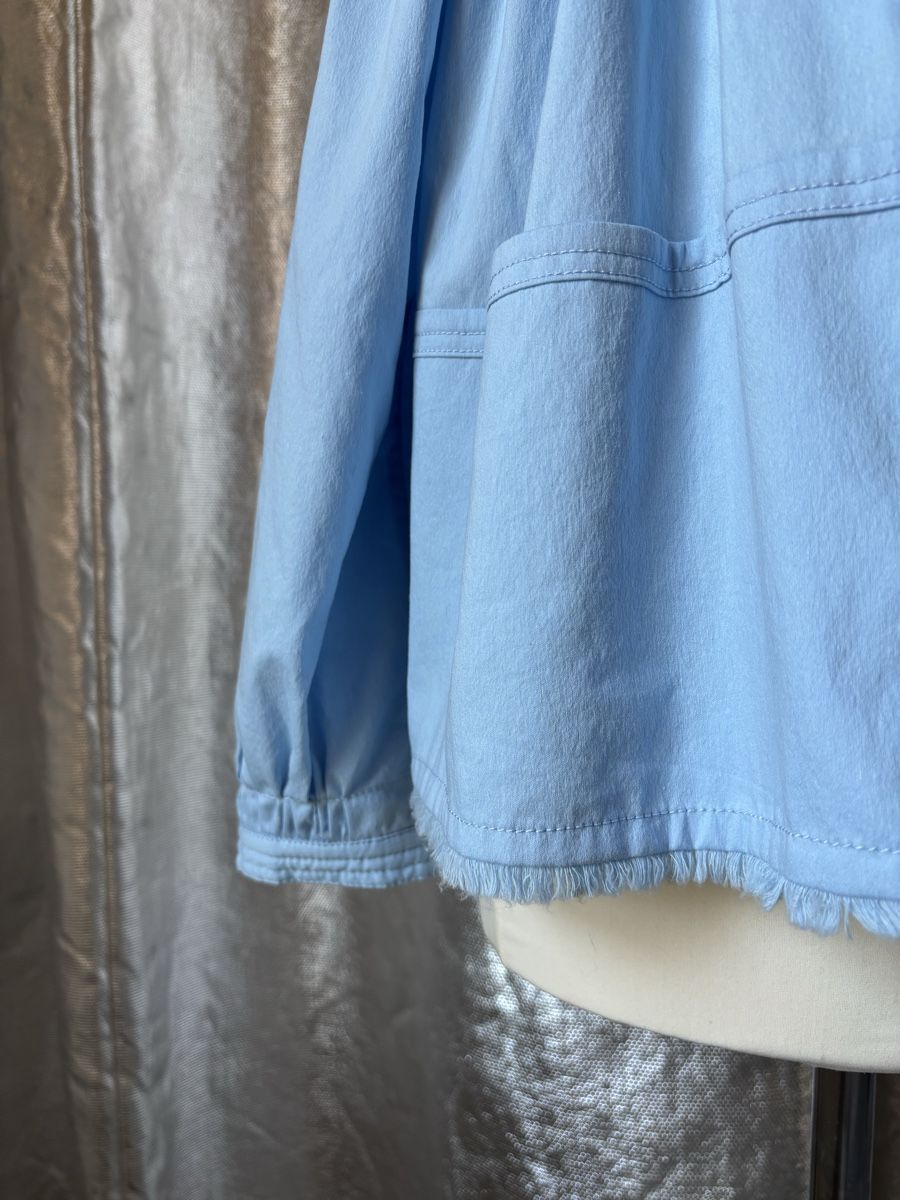 Forte Forte Giacche: FORTE FORTE Jacke Bluse Hellblau Gr. 2 (S/M) – Nuovo (secondo la descrizione) da Ottoberg venduto da toomanydresses 4