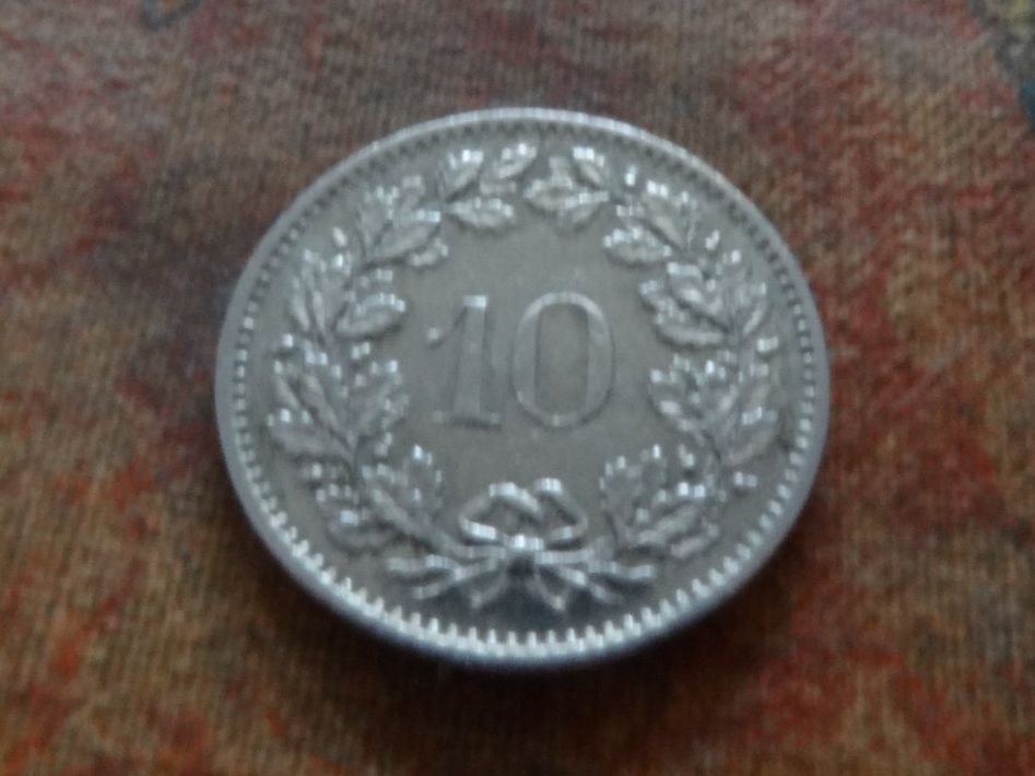 Alle Münzen: 10 Rp. 1973 – Gebraucht aus Romanel-sur-Lausanne von Swift13 1
