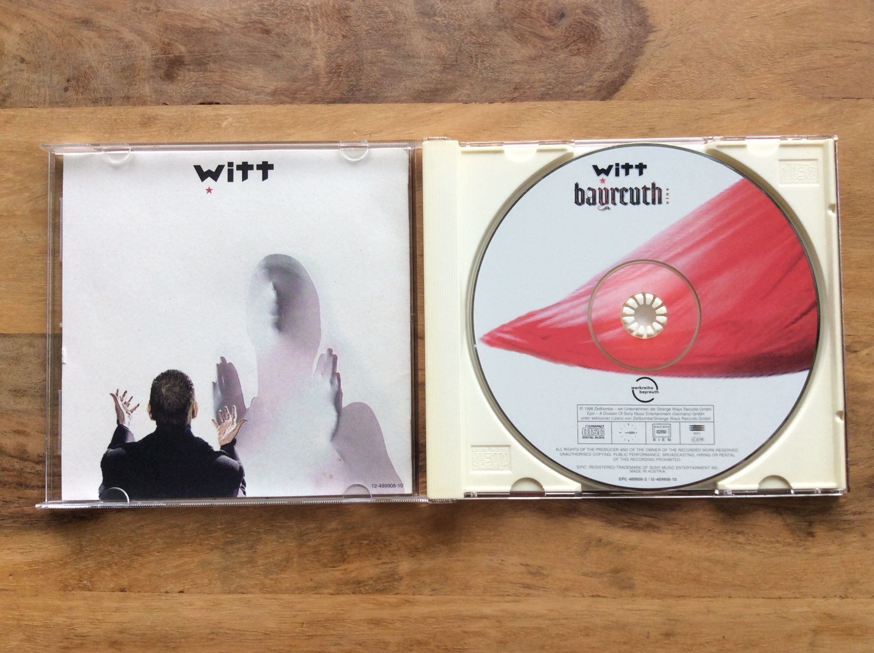 CD: CD Witt* - Bayreuth Eins – Usato da Horgen venduto da flyingpenguin2000 1