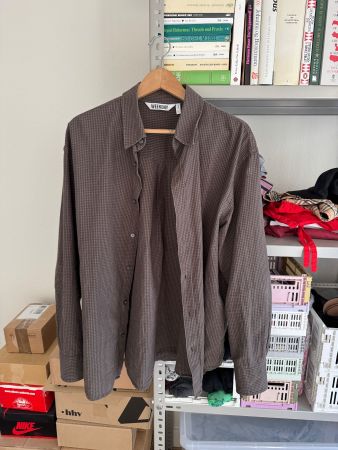Weekday Karohemd Braun Gr. S