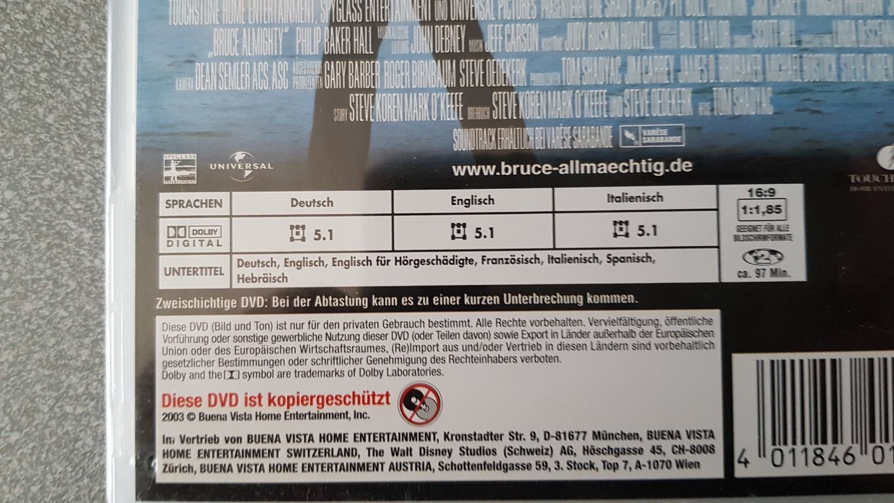 Tous les DVDs: DVD Bruce Allmächtig / Jim Carrey – D'occasion à Oetwil am See par fineli2 1