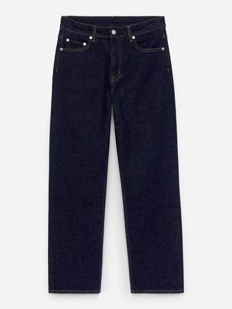 Arket Jade cropped slim Jeans 32 blau