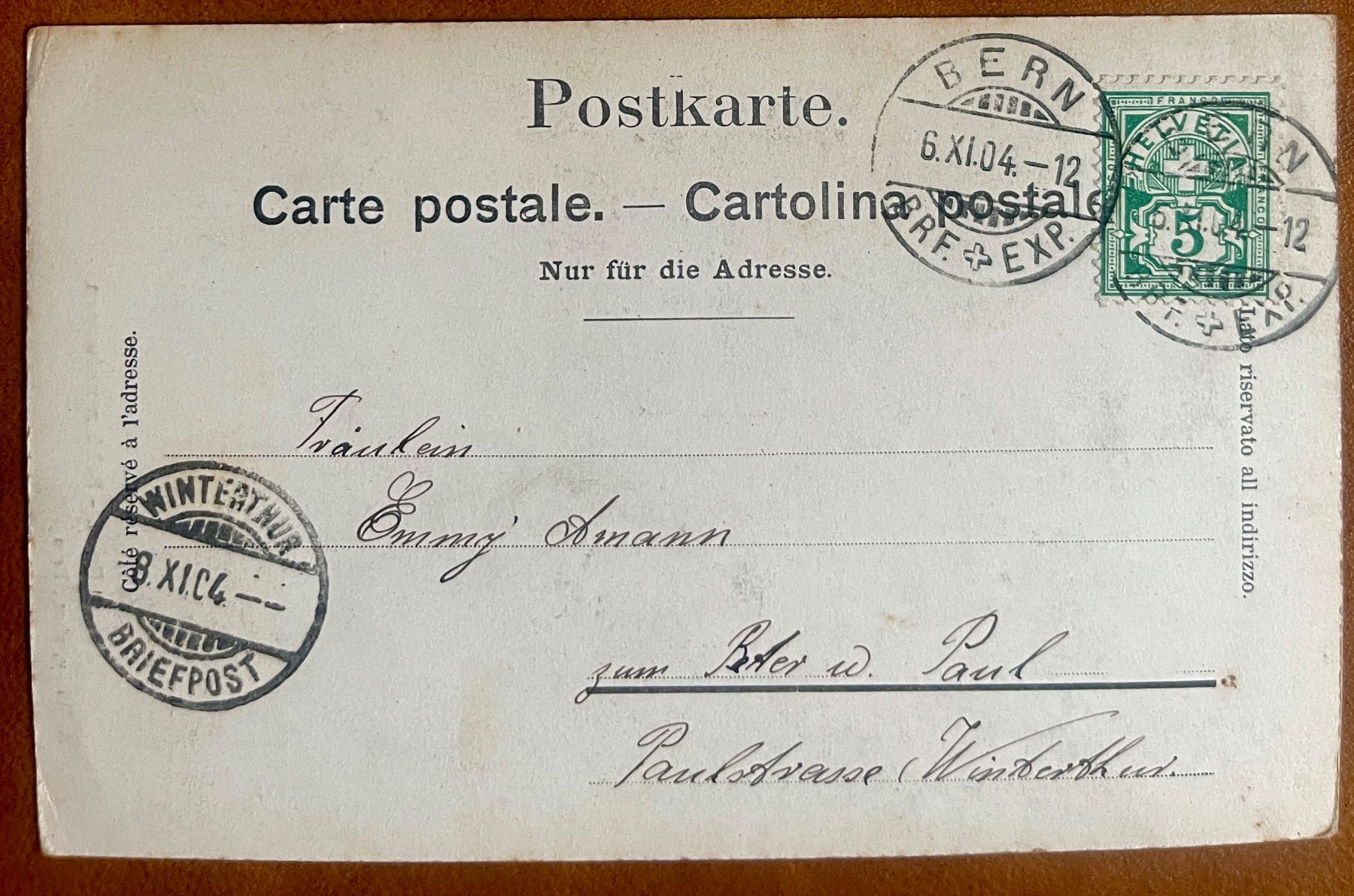 Cartoline postali: BERN - Schützenbrunnen - Animation 1904 – Usato da Lutry venduto da Ediego 1