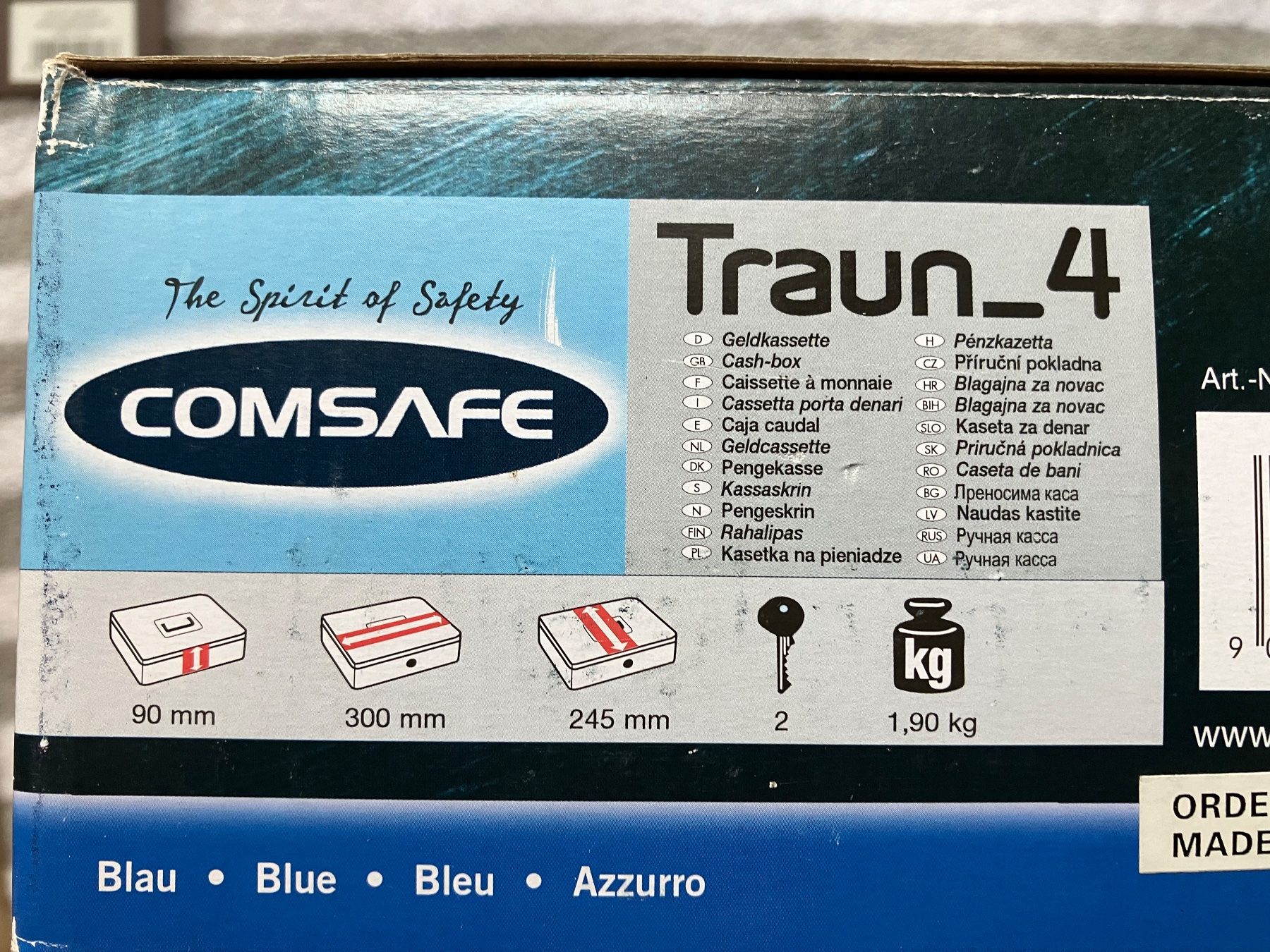Caisses enregistreuses: Geldkassette Comsafe Traun_4 – Neuf avec emballage d'origine à Aarwangen par to-hirschi 2