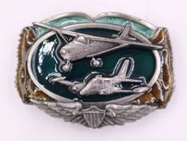 Gürtelschnalle Flugzeuge '83 Vintage Siskiyou Buckles Oregon
