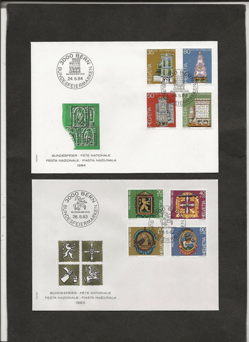 Tous les timbres: Schweiz Pro Patria 34 FDC – D'occasion à Au ZH par xelagreb01 6
