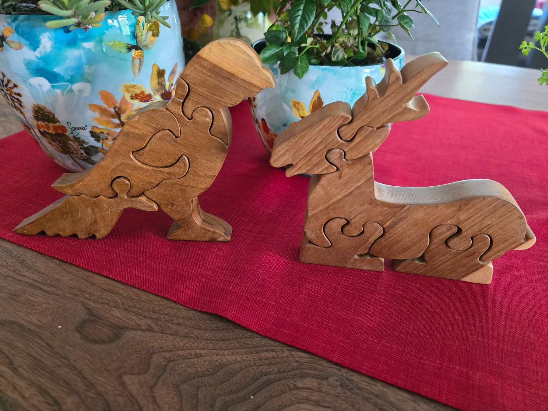 Puzzle: 2 Dekorative Holzpuzzle – Usato da Büttikon AG venduto da Amineah 4