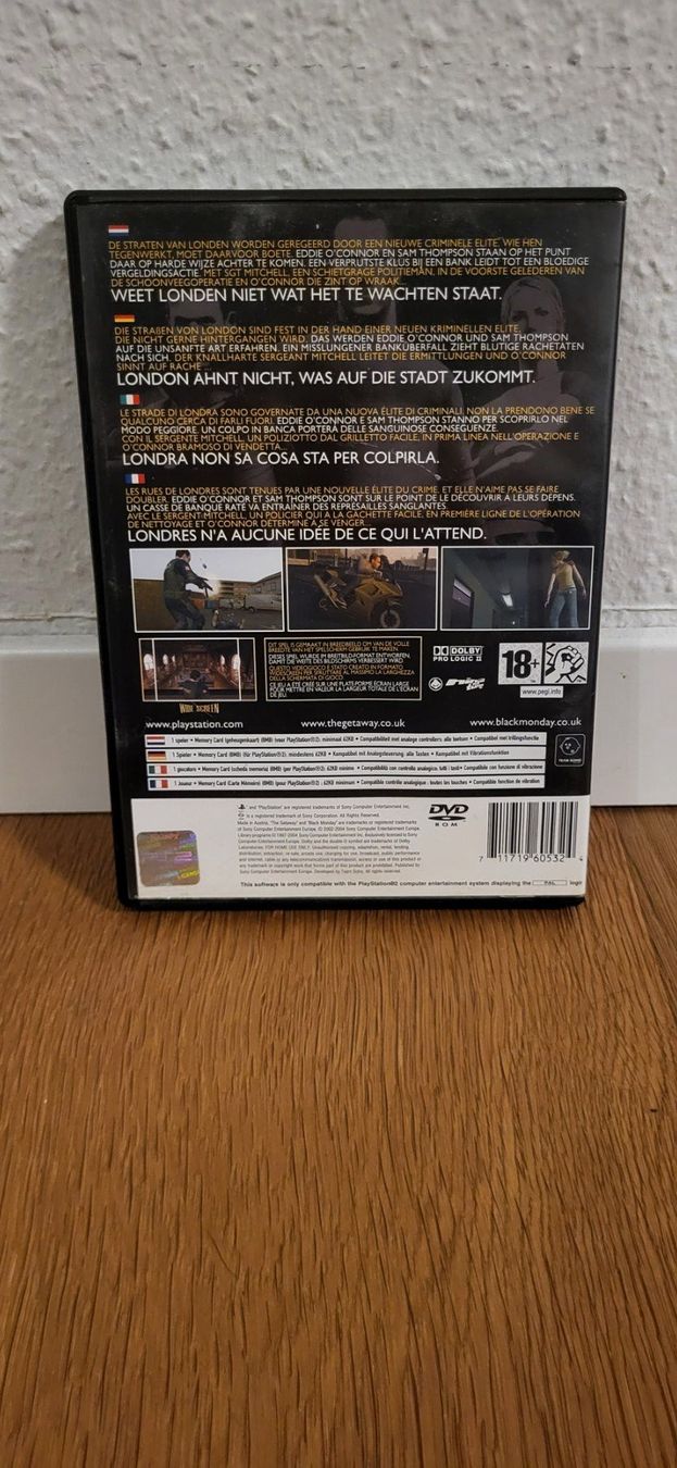 Sony Giochi: PS 2 - The Getaway Black Monday – Usato da Münsingen venduto da Heroism2010 1