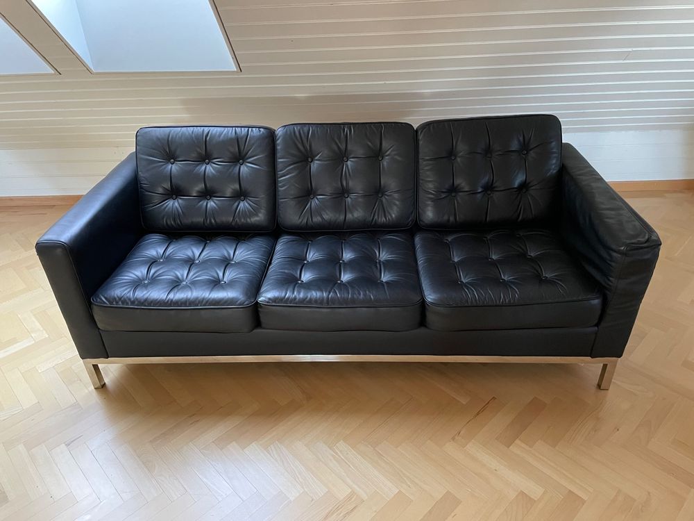 Knoll Replica 3erSofa (Leder) Kaufen auf Ricardo