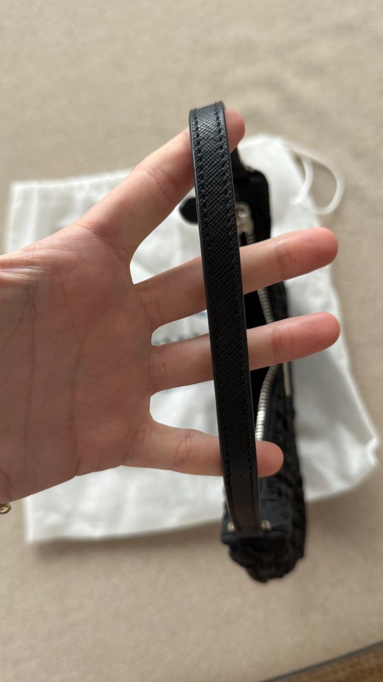 Prada Borse: Prada Saffiano Leather and Nylon Mini Bag – Usato da Klingnau venduto da Vdado 6