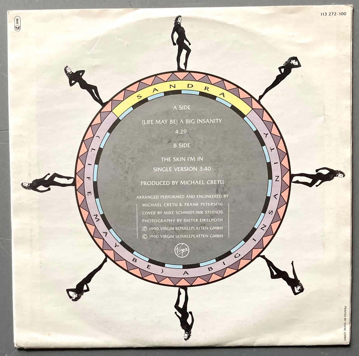 Vinyles: SANDRA (LIFE MAY BE) A BIG INSANITY – D'occasion à Poliez-Pittet par Newtown-Records 1