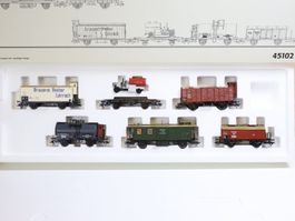 Märklin Güterwagen Set Württemberg 45102 - Top Zustand