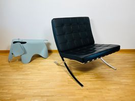 Barcelona Chair - Made in Italy - Schwarz - KNOLL REPLIKA