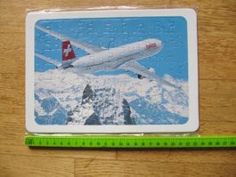 Puzzle Swiss, karton, 70 Teile Aviatik Flugzeug puzzlen
